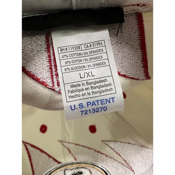 Vintage San Francisco 49ers Sharktooth Hat Reebok NFL Apparel Sue size L/XL - Picture 5 of 11